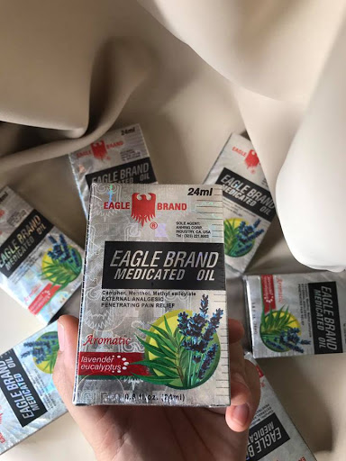 Dầu gió trắng con ó Eagle Branch của Mỹ - 24ml