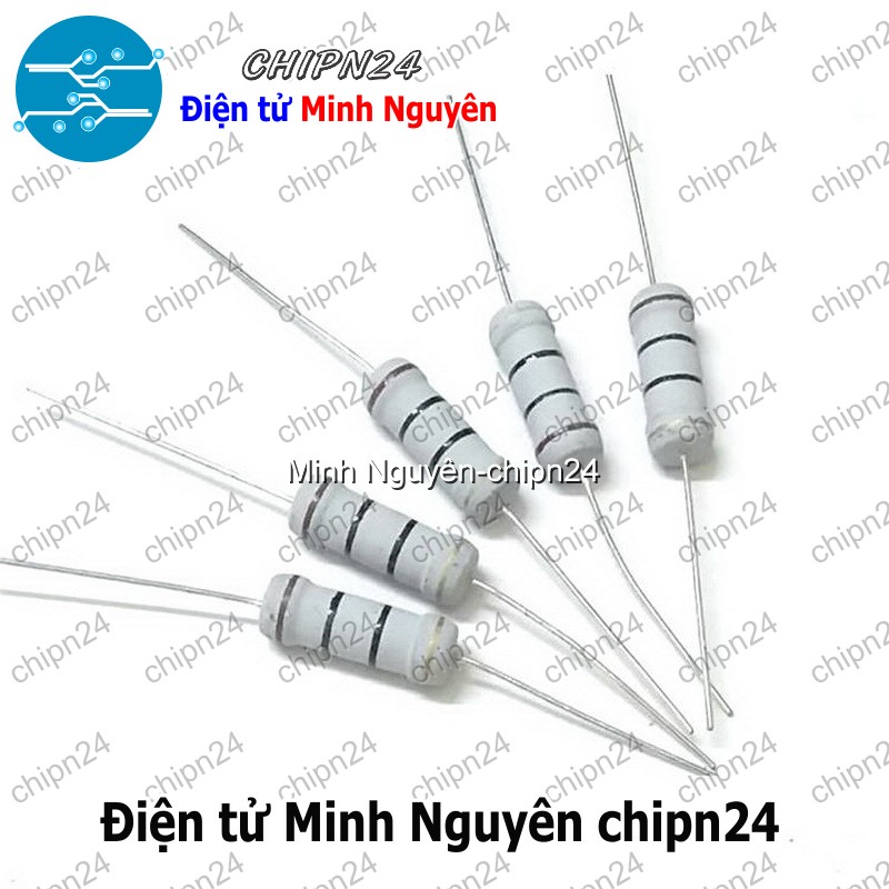 [5 con] (F375) Điện Trở 2W 5% (Từ 1M đến 10M) - [Chọn Loại] - HHH.00342