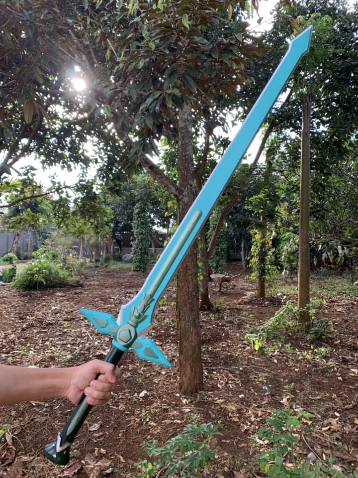 [1m] Mô hình kiếm Kirito Foam Dark Repulser - Sword art Online -SAO [tặng đế] - Baystore