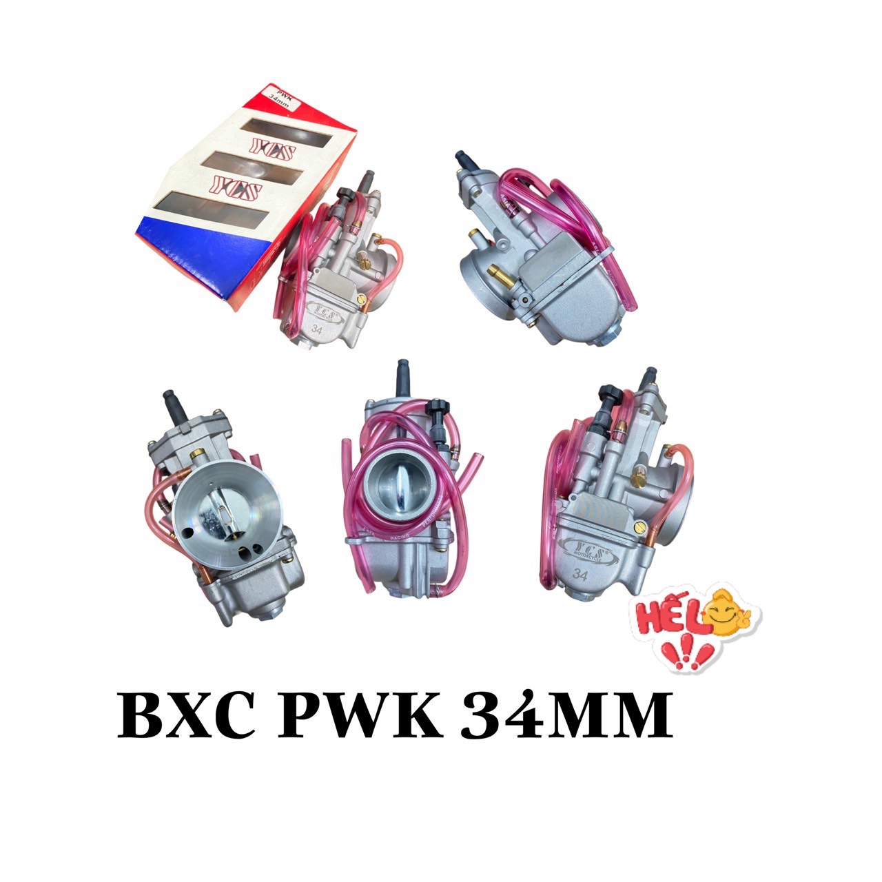 Bình xăng con ga dẹp PWK YCS ( Size : 28mm / 30mm / 32mm / 34mm )