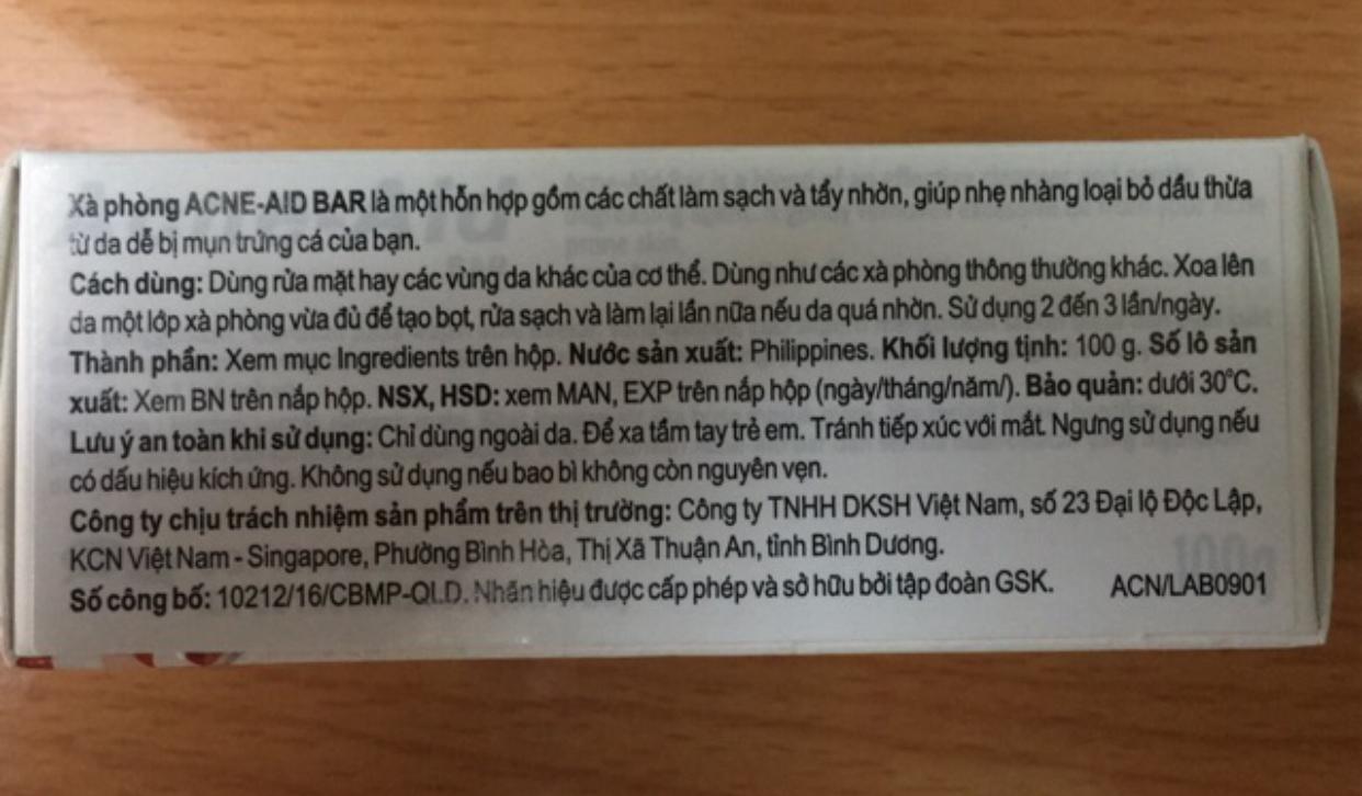 ACNE-AID BAR 100G