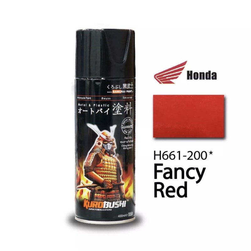 Samurai h661-200_ sơn xịt samurai màu đỏ h661-200