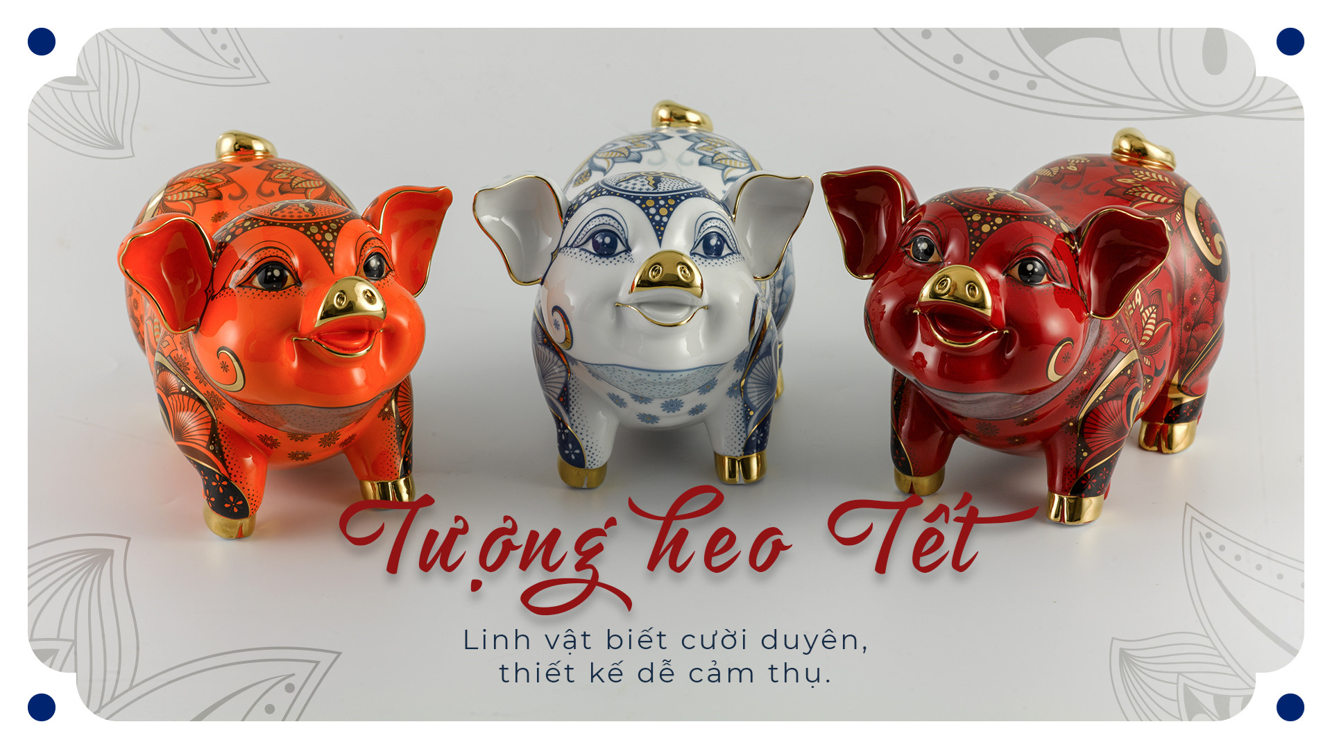Heo Tài Lộc 9 cm - Dát vàng 24k