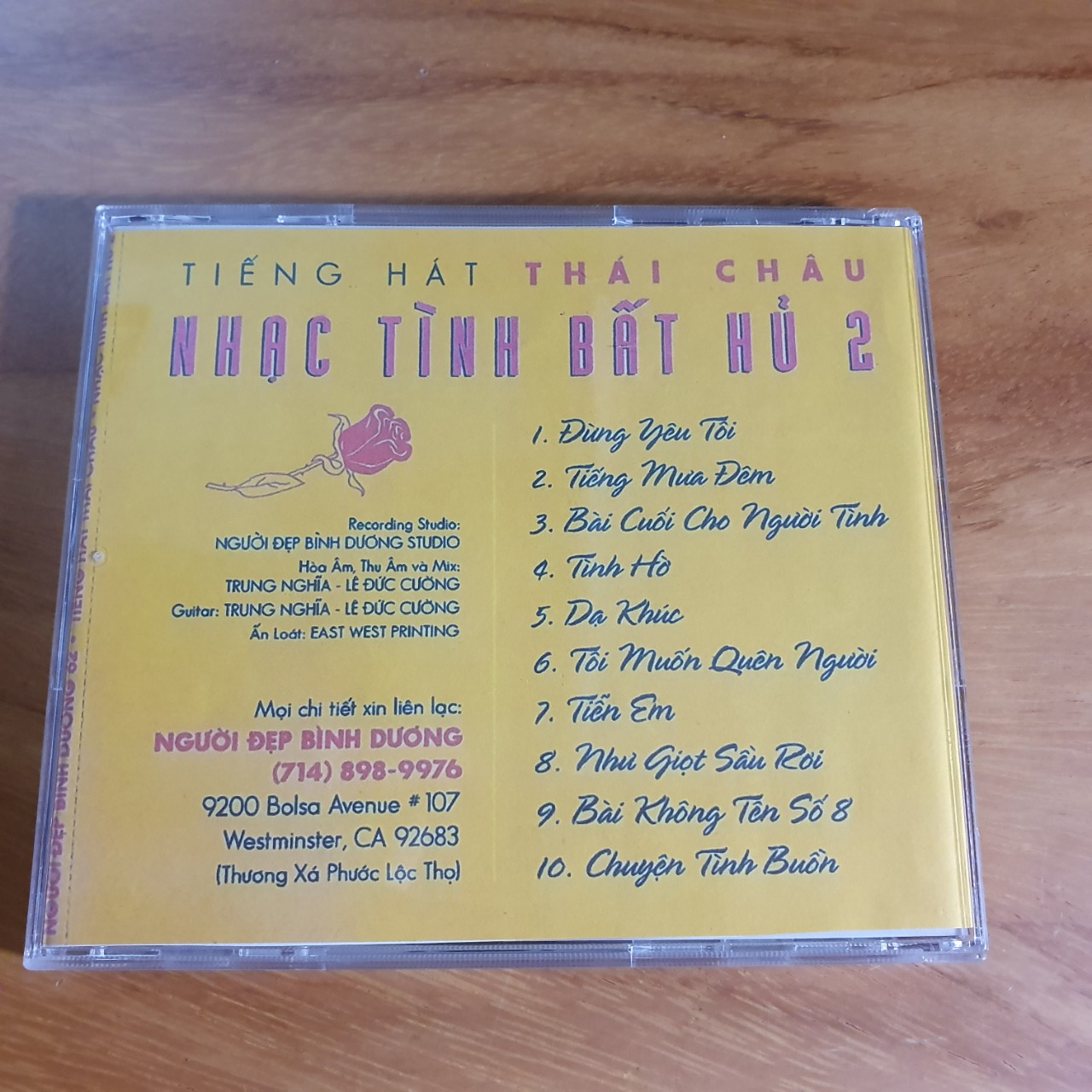 [MDCD] Bộ 2 Đĩa CD Thái Châu Nhạc Tình Bất Hủ
