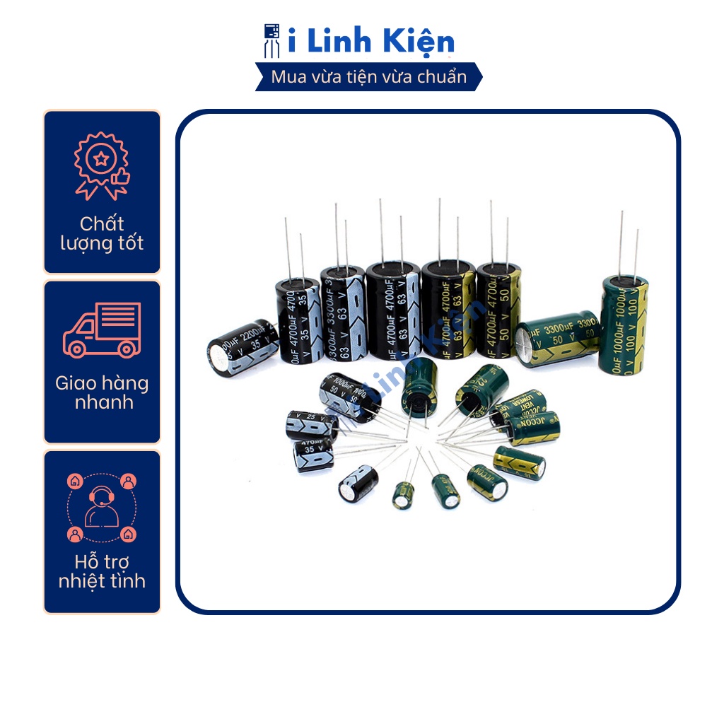 Tụ hóa 10000UF 16V chất lượng tốt.