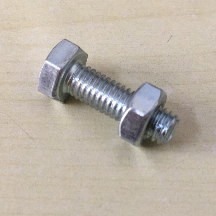 50 BỘ- M6x20mm BULONG LỤC GIÁC- BULON 6LI