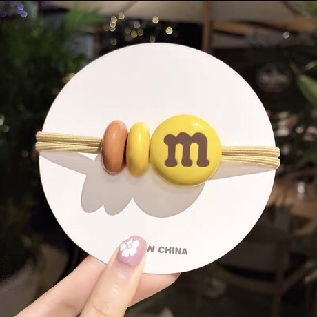 Dây buộc tóc kẹo M&M dễ thương
