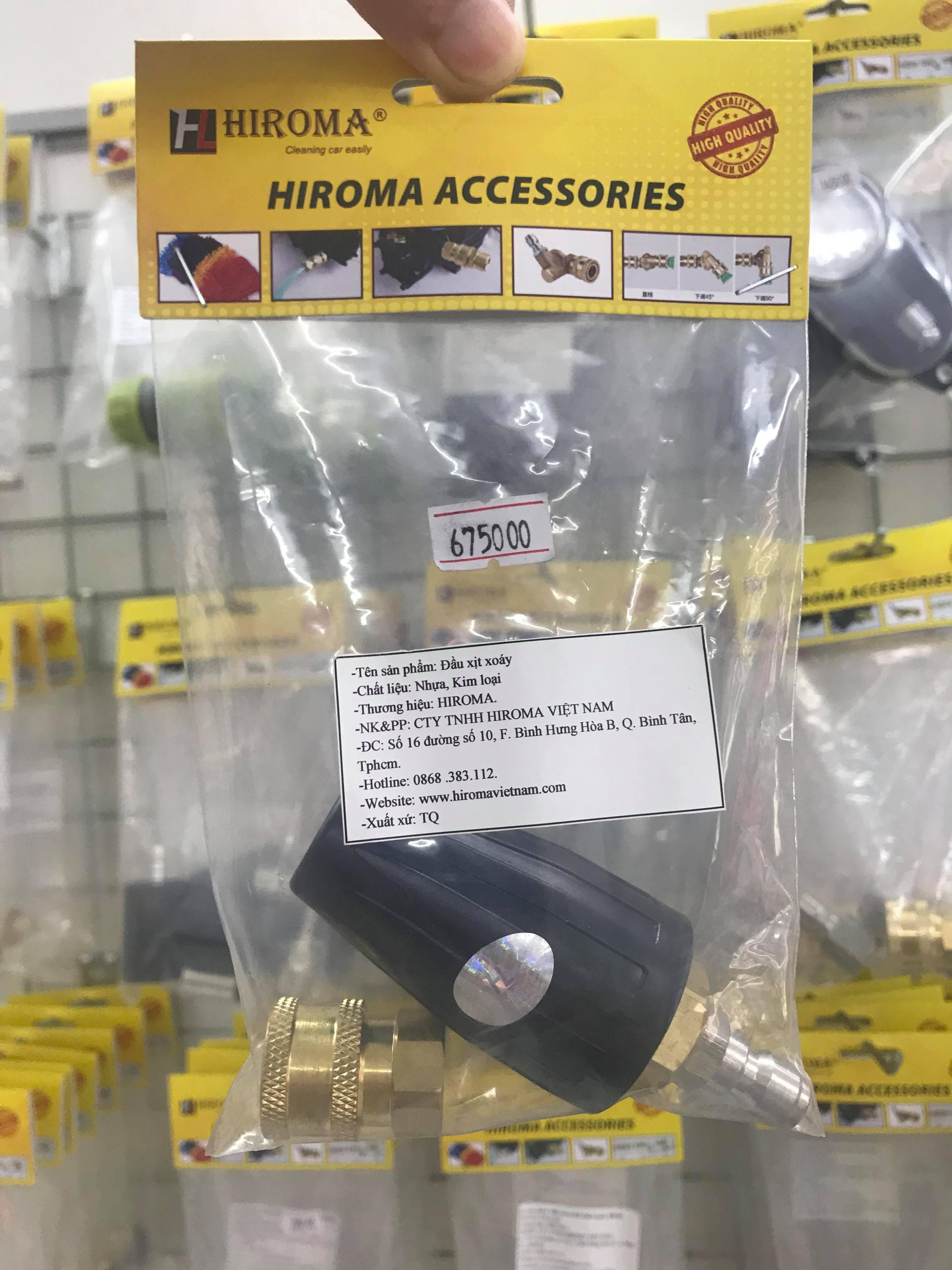 Đầu xoáy 360 độ dành cho máy rửa xe HIROMA dành cho máy rửa xe gia đình