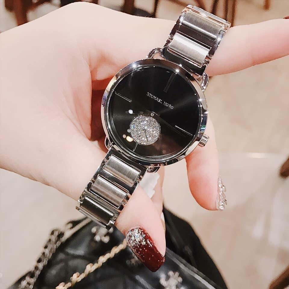 Đồng watch face clock round metal wire Michael Kors MK3638 size 35mm fullbox Đồng Lake beautiful Ladies