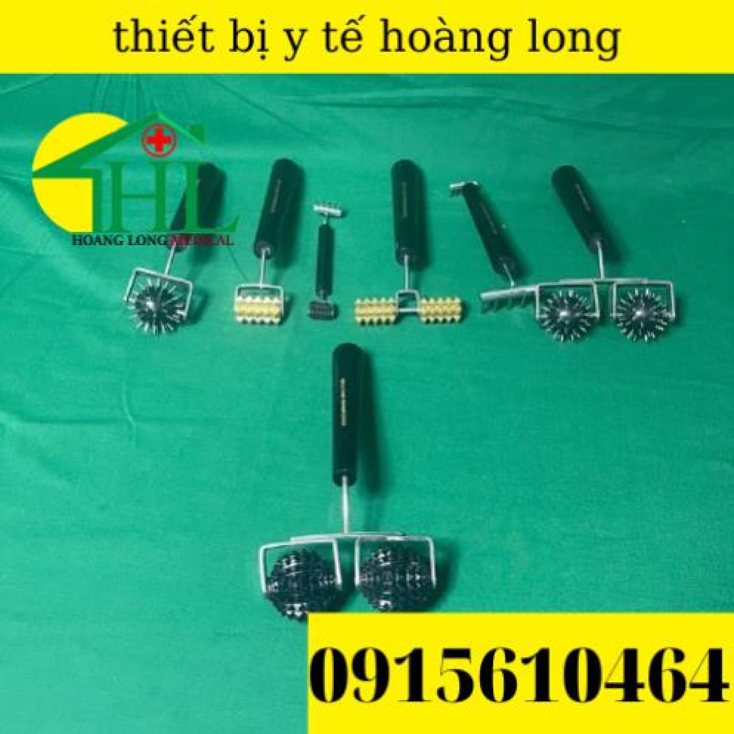 Cây Lăn Cầu Gai Đôi Lớn Mát Xa - Dụng Cụ Diện Chẩn