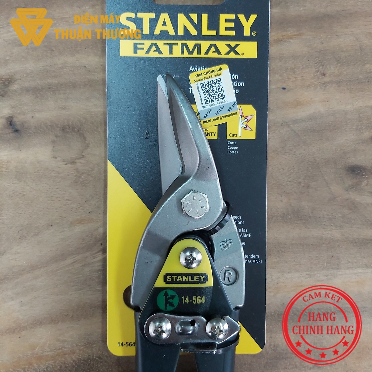 Kéo Cắt Tôn Phải 250mm Stanley 14-564-22