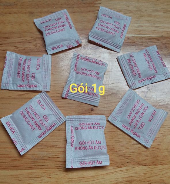 100gr (1 lạng) gói chống ẩm (gói hút ẩm) loại 1gr