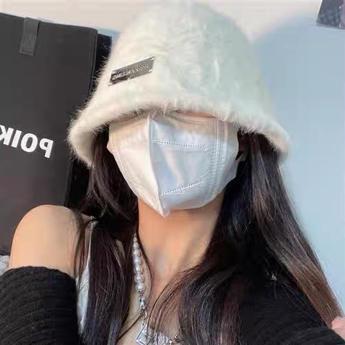 Nón Bucket lông thỏ nhiều màu cao cấp dành cho nữ