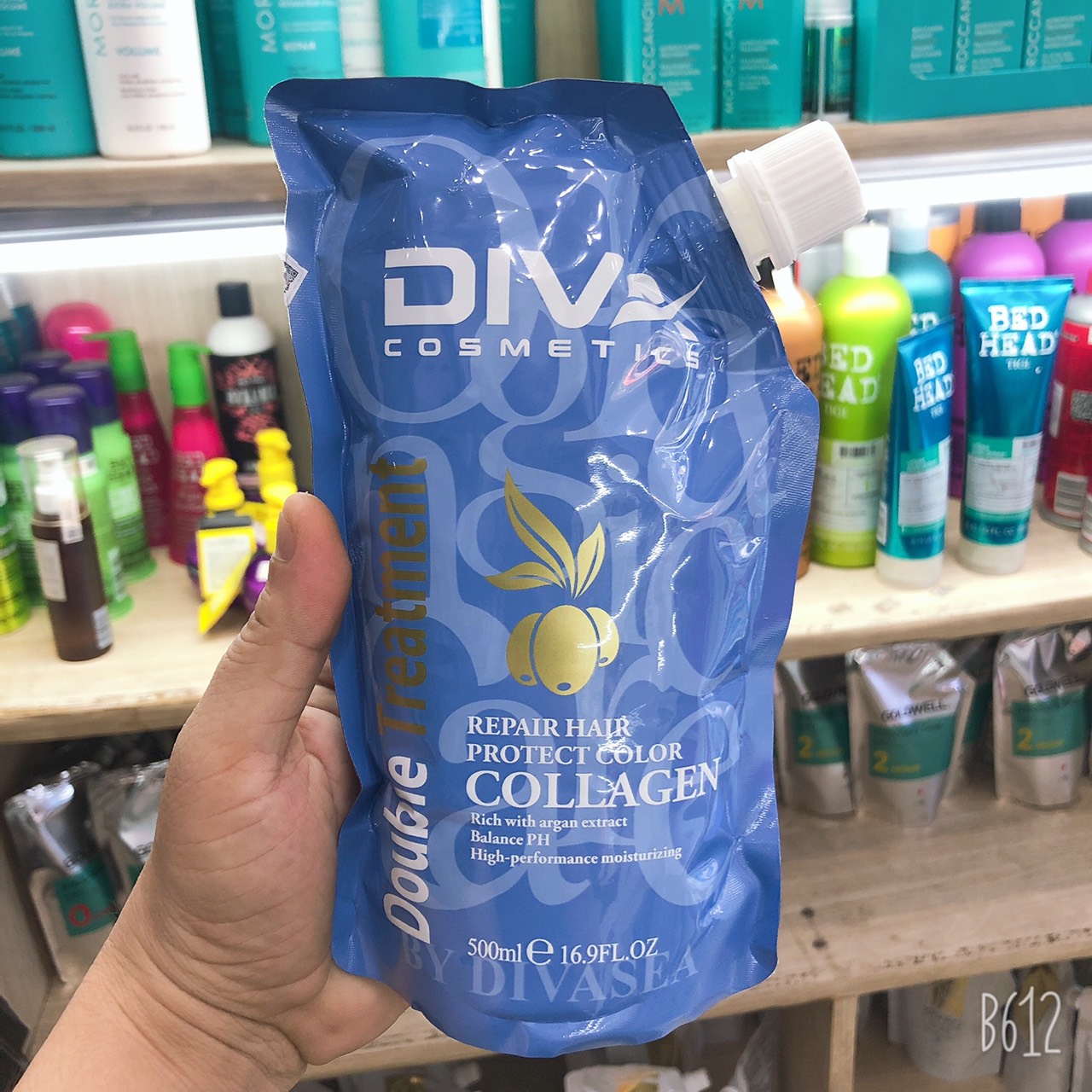 Hấp phục hồi tái tạo phục cấu trúc tóc Diva Collagen 500ml ( Hàng chính hãng )
