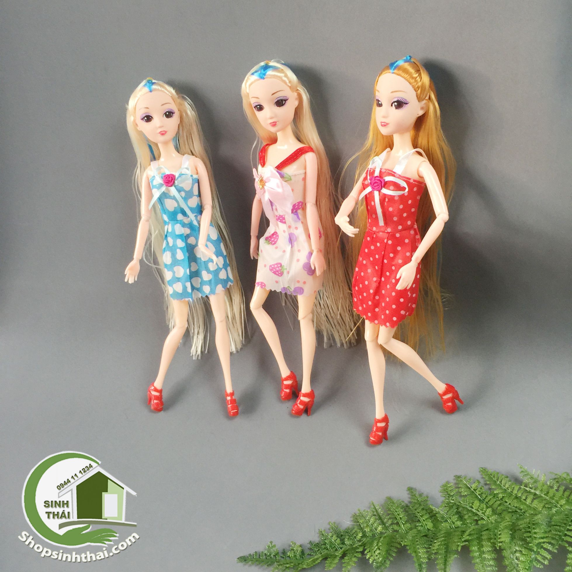 Búp bê nữ tóc dài búp bê ken con trai có 14 khớp - búp bê nam nữ cao 30cm - chọn mẫu
