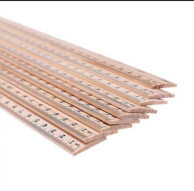 [HCM]Thước gỗ 30cm