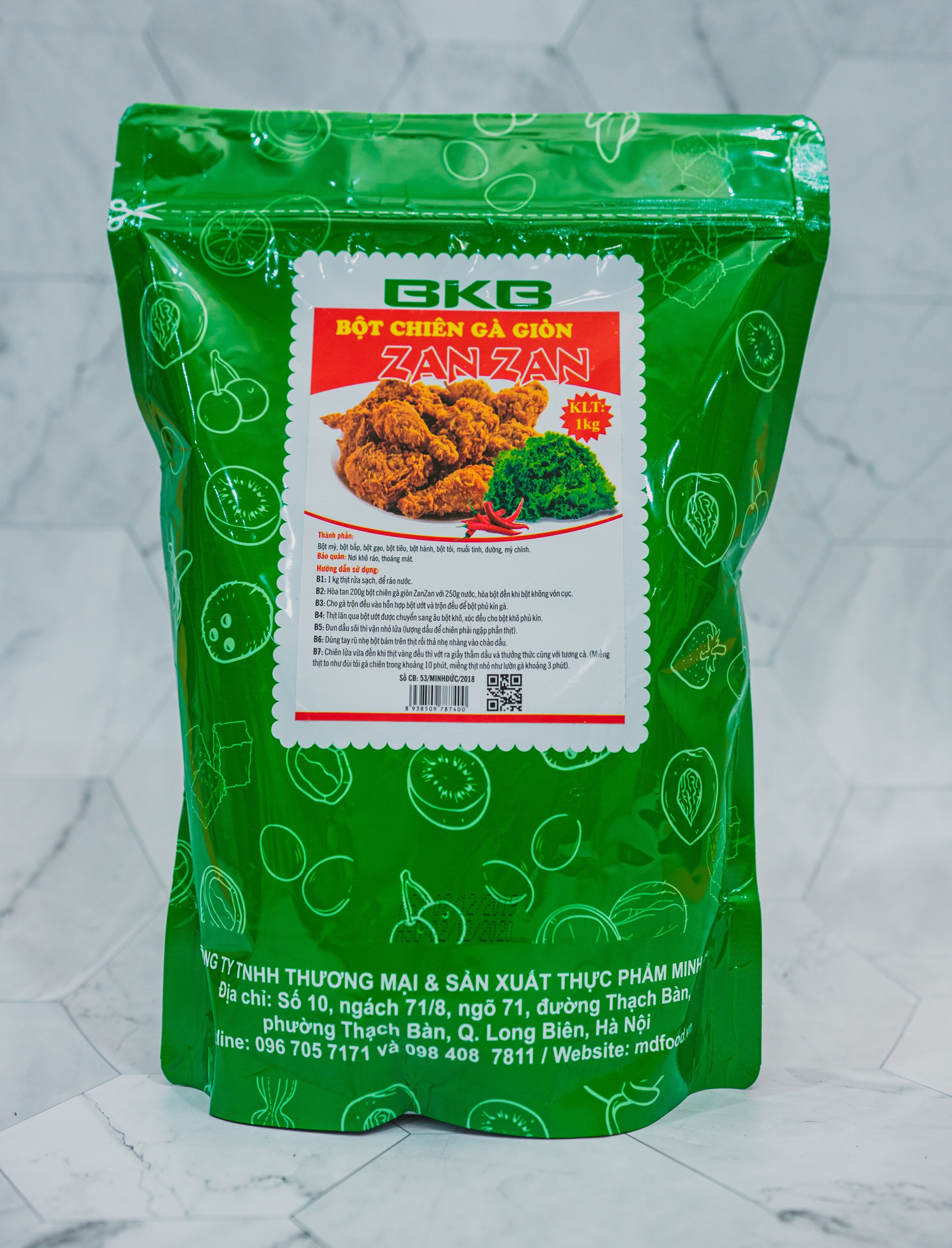 [ SHIP TOÀN QUỐC ] Bột chiên gà giòn Zan Zan - [ 1kg BKB ]