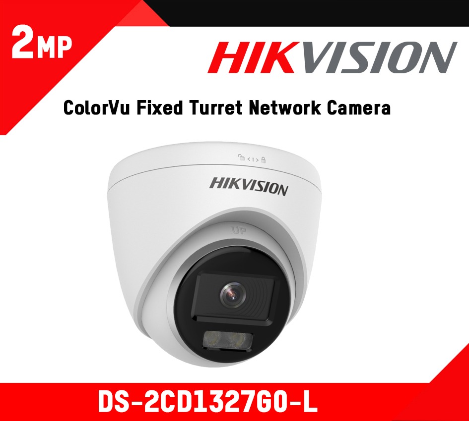 [HCM]Camera IP Dome COLORVU 2.0 Megapixel HIKVISION DS-2CD1327G0-L