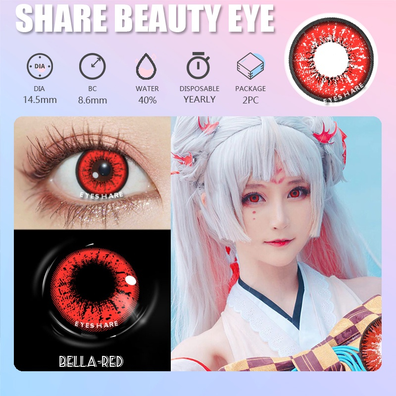 Nhiều mẫu - Lens cosplay lên rõ đẹp mã Bella - Kính áp tròng hóa trang