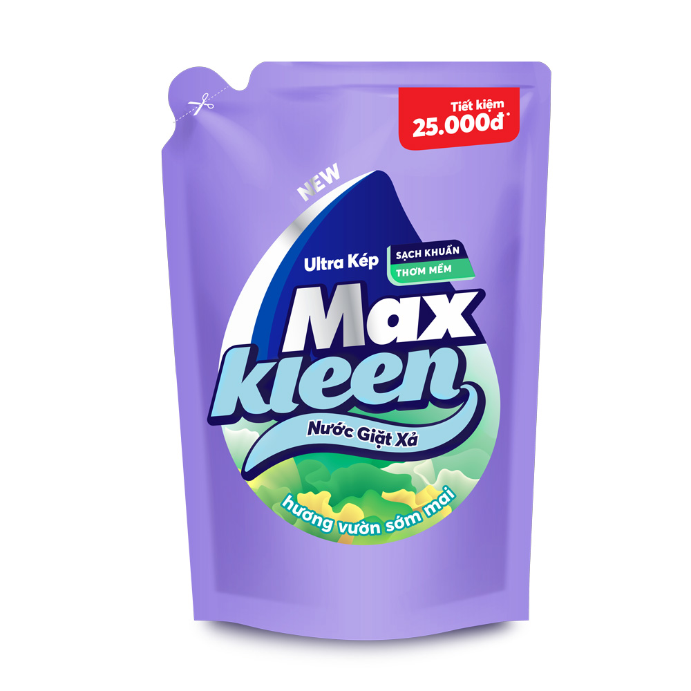 Túi nước giặt xả Maxkleen 3.8kg