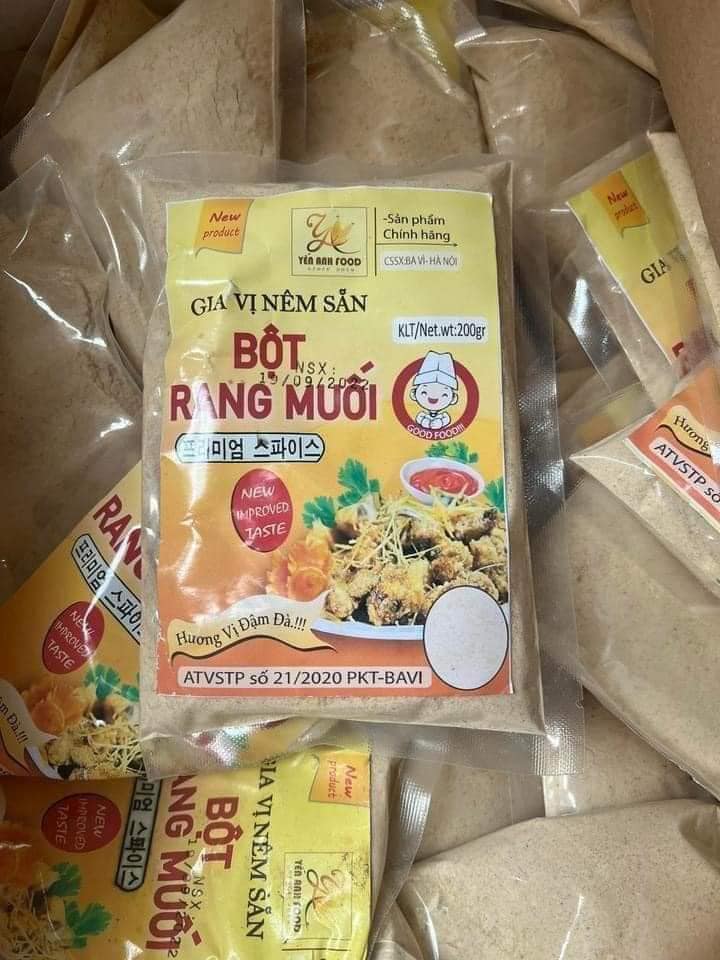 Bột rang muối Gà, Tôm, Vịt.. gói 450gr