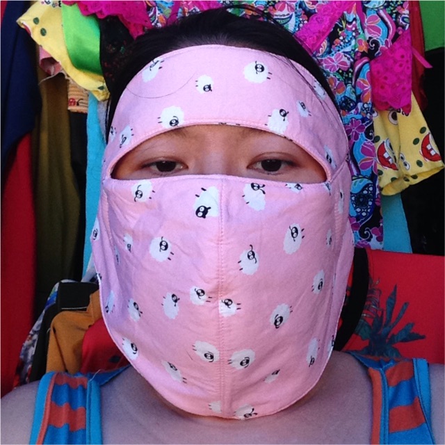 Khẩu trang ninja che toàn mặt Cotton tốt