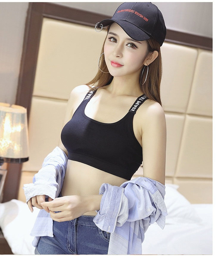 Áo Bra dây chéo 2 màu Đen Trắng