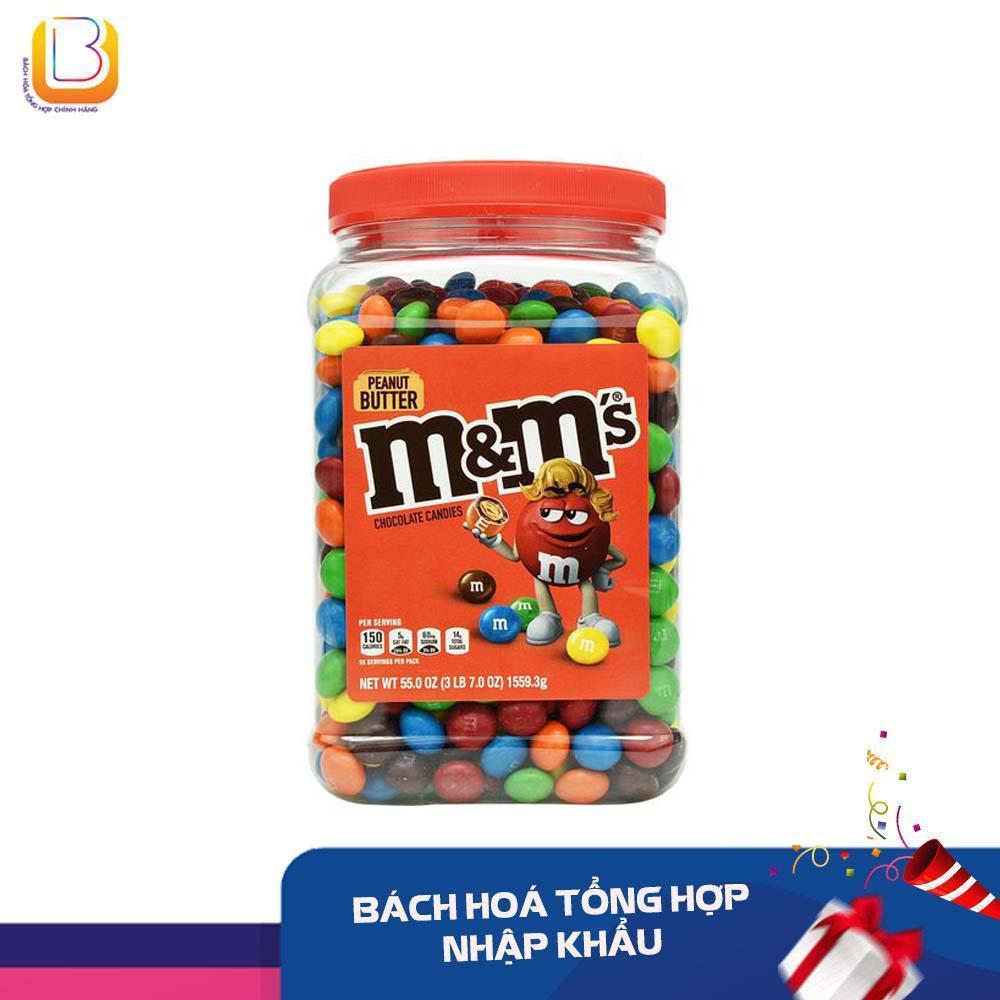 KẸO SOCOLA NHÂN ĐẬU PHỘNG M&M PEANUT BUTTER 1.55KG