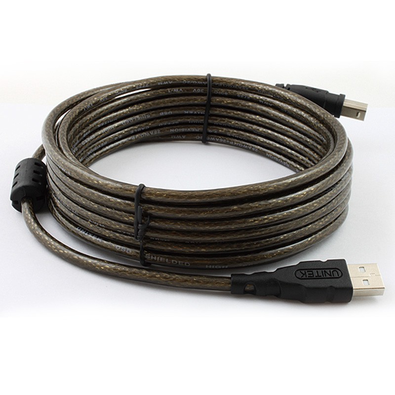 Dây cáp USB máy in 2.0 Unitek 5M Y-C421A - Chống nhiễu
