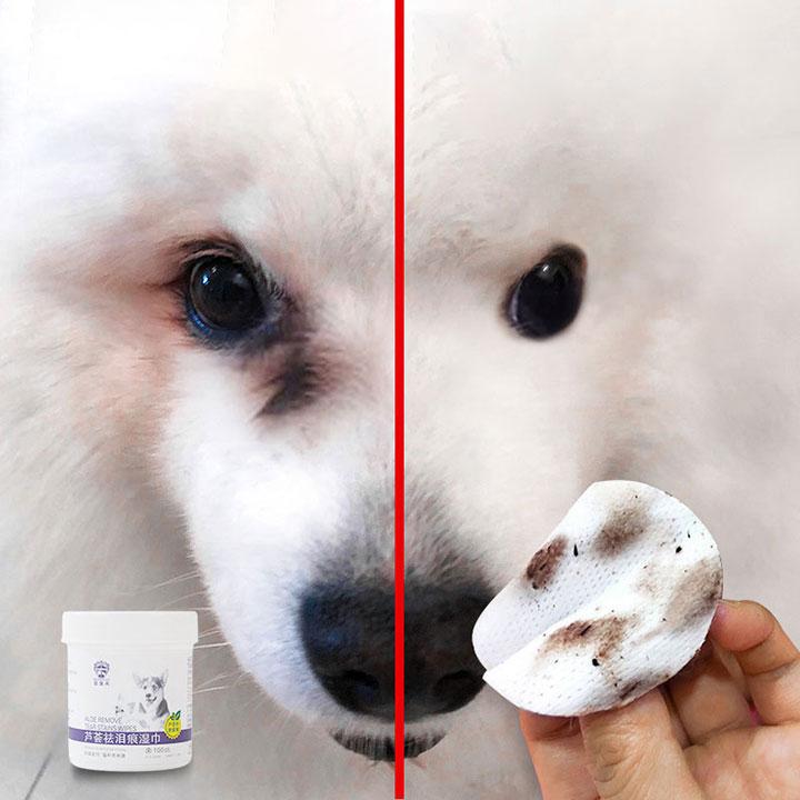 [HOÀN TIỀN 10%][Lấy mã giảm thêm 30%] Hộp giấy lau ố mắt ALoe Remove cho thú cưng - CutePets