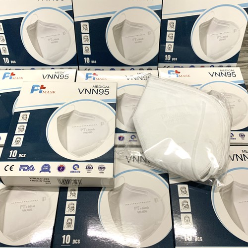 5 hộp khẩu trang vnn95 4 lớp