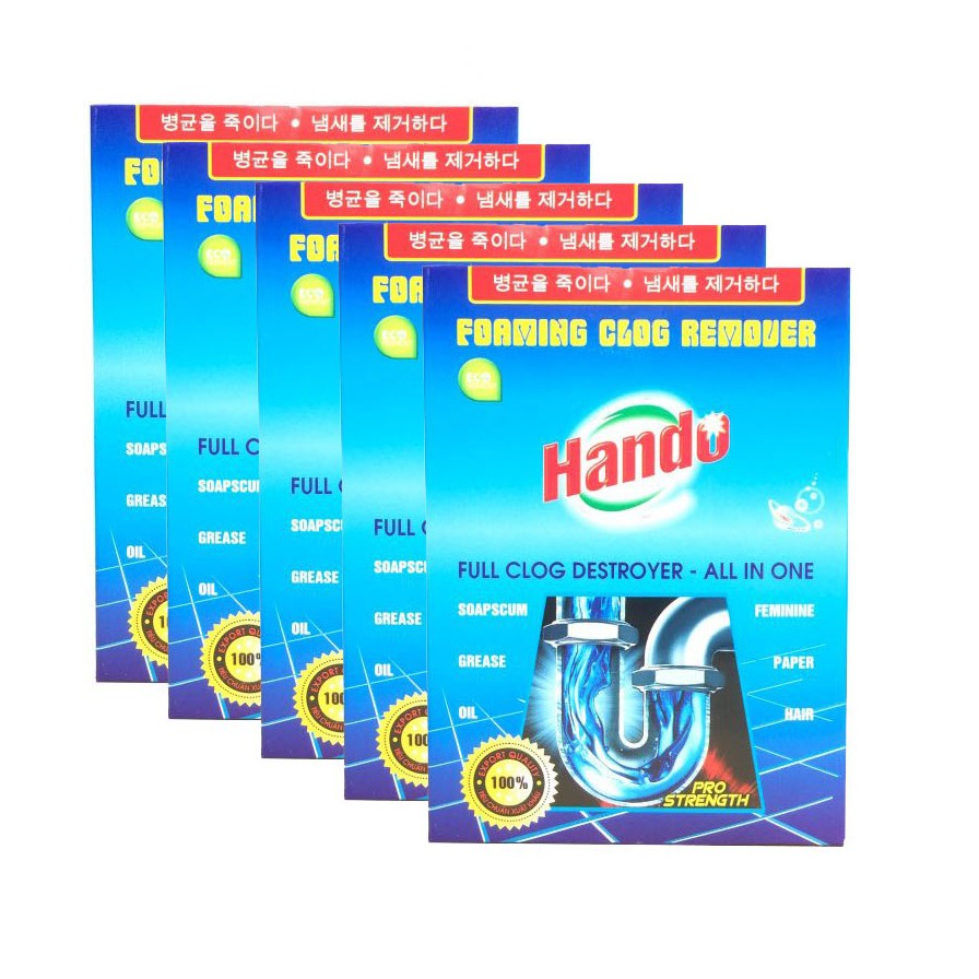 Bộ 8 gói bột thông cống hando gt761 100g
