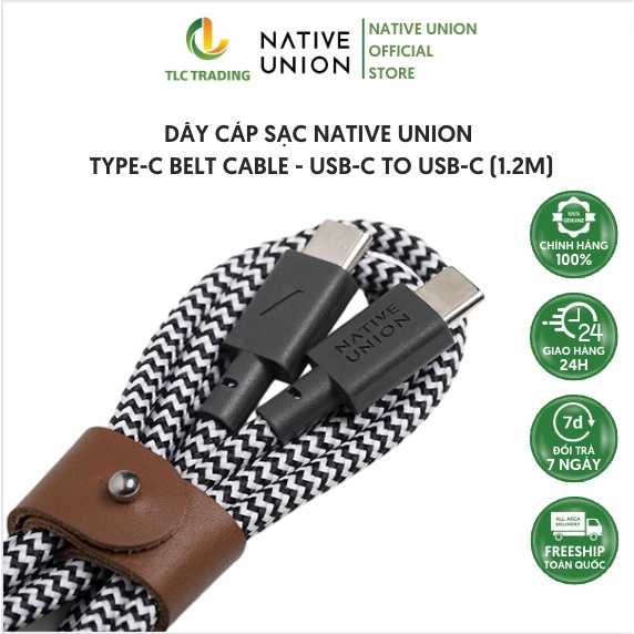 Dây Cáp Sạc Native Union BELT CABLE (USB-C to USB-C) 1.2m