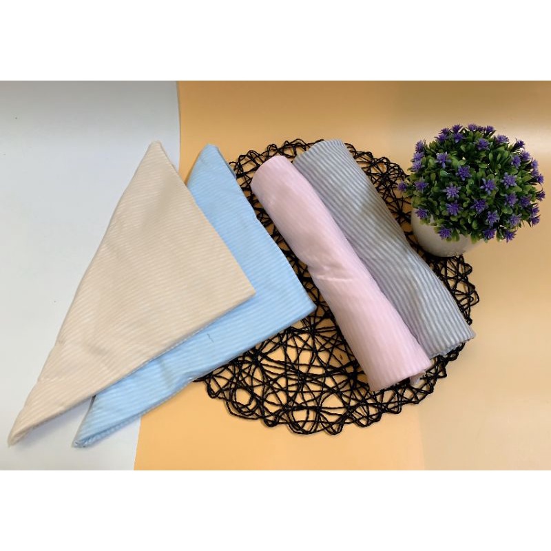 Bộ 10 chiếc tã chéo cotton - Loại vải kẻ 60x90cm
