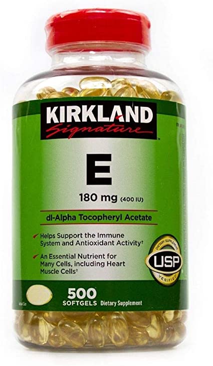 Viên uống vitamin e kirkland 500 viên mỹ date 2025