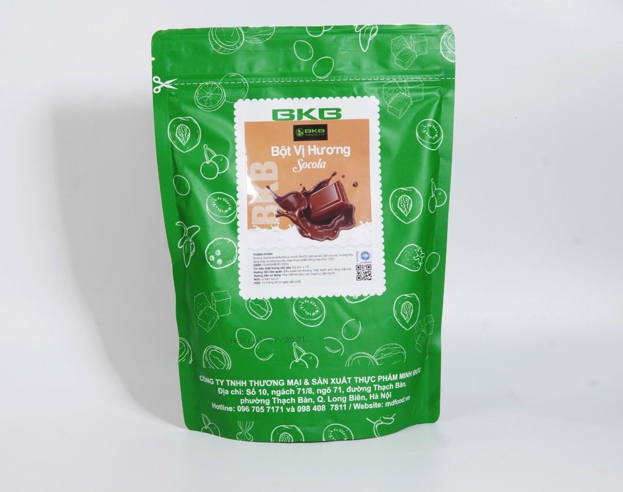 Bột vị Socola BKB pha trà sữa túi 1kg