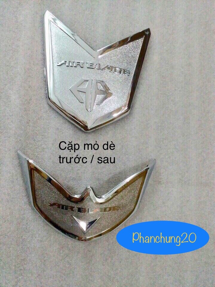 CẶP MỎ DÈ TRƯỚC ,SAU DÙNG CHO ĐỜI XE AB 2016 2017 2018 2019 CROM