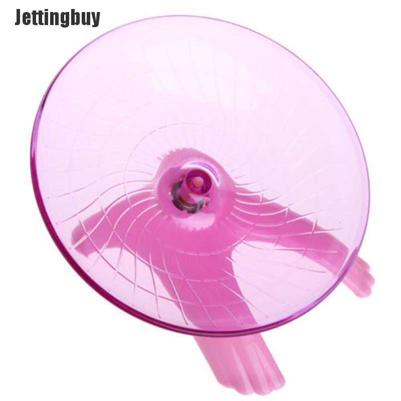 Jettingbuy Đĩa Chạy Đĩa Bay Bánh Xe Tập Luyện Đồ Chơi Cho Chuột Hamster Hamster Thú Cưng Qushaig 18 Cm