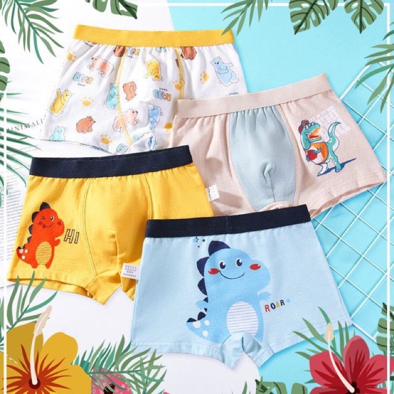 Quần lót bé trai HIKITO combo 6 quần