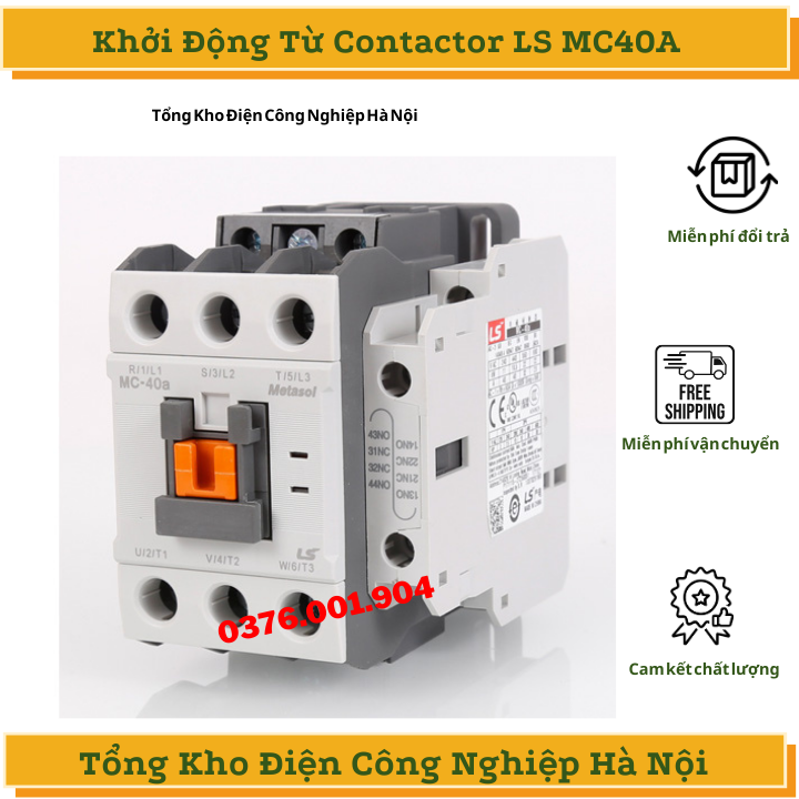 Contactor khởi động từ ls mc 40a
