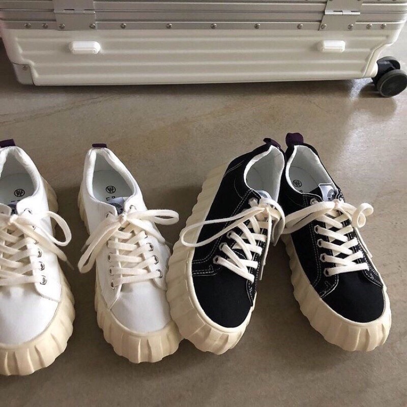 [Tặng dây giày] giày  thể thao nữ chất vải Gears cá tính