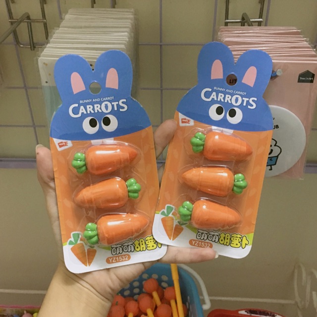 Tẩy cà rốt siêu xinh