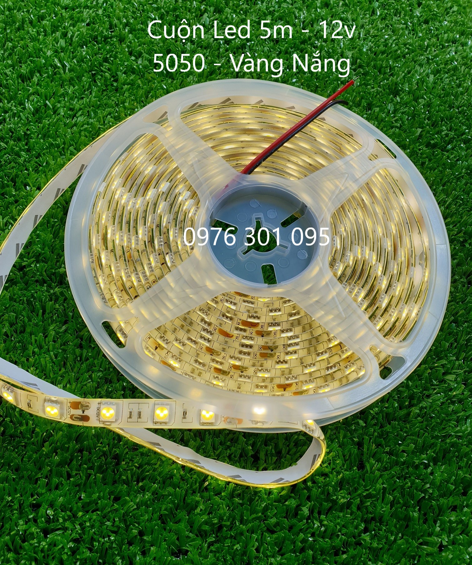 Dây Đèn Led Trang Trí Trắng - Vàng - Dương [ 5m - 12v ]