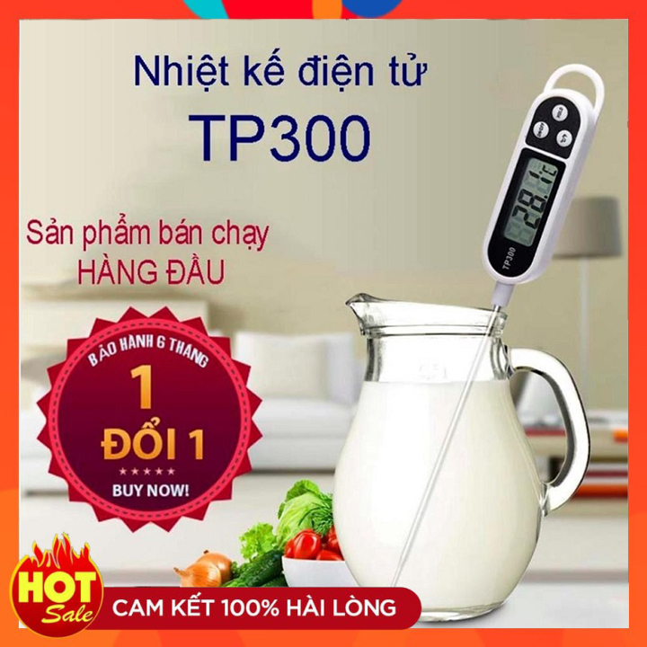 Nhiệt Kế Nấu Ăn Pha Sữa Cao Cấp Tp300 Nhiệt Kế Điện Tử Đa Năng Tiện Lợi An Toàn Sử Dụng Cho Bé Thiết Kế Nhỏ Gọn Màn Led Điện Tử Hiển Thị Kết Quả Chính Xác - Bảo Hành 12 Tháng