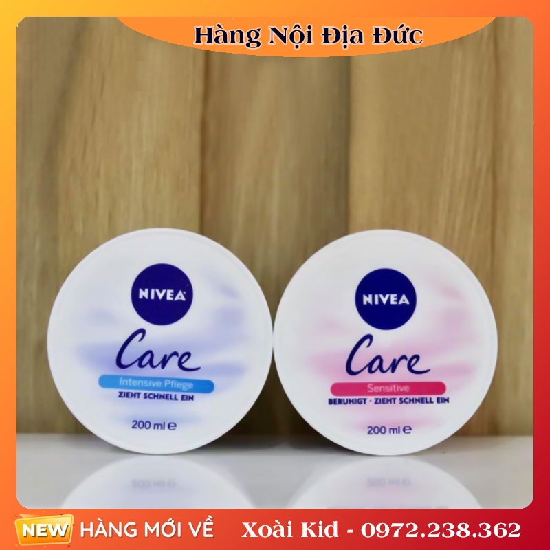 Kem dưỡng ẩm nivea care đức - siêu dưỡng ẩm chống khô da, chống nứt nẻ
