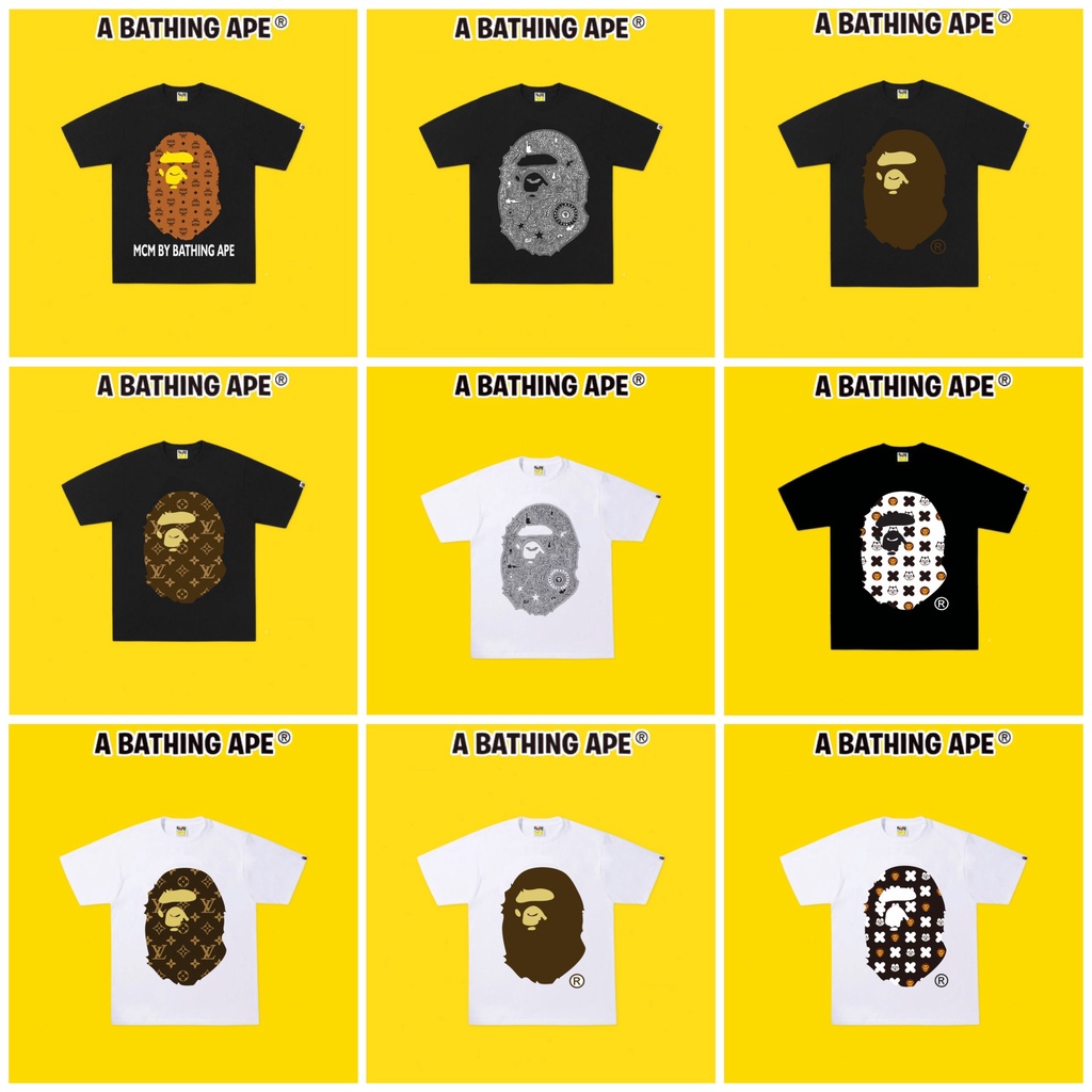 Áo thun BAPE Hàng Cao Cấp Cotton 100% [ Free Ship ]