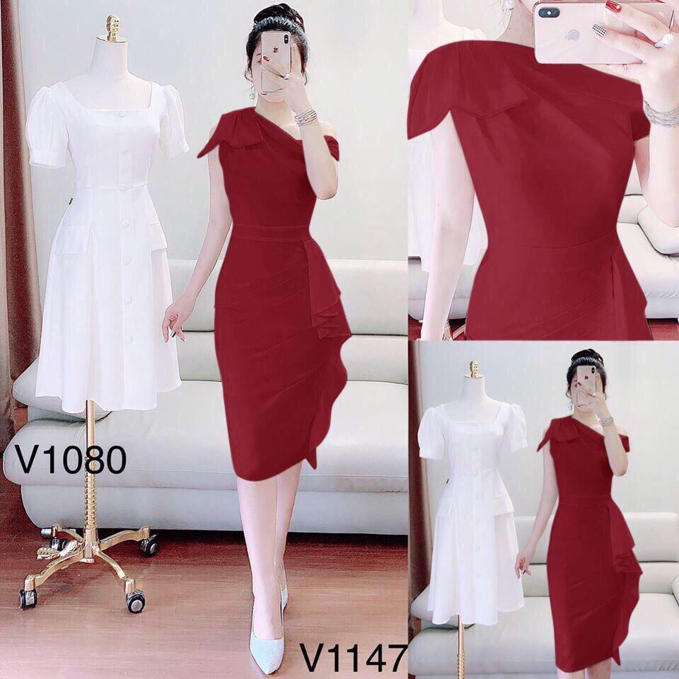 Đầm lệch vai bèo umi-QH