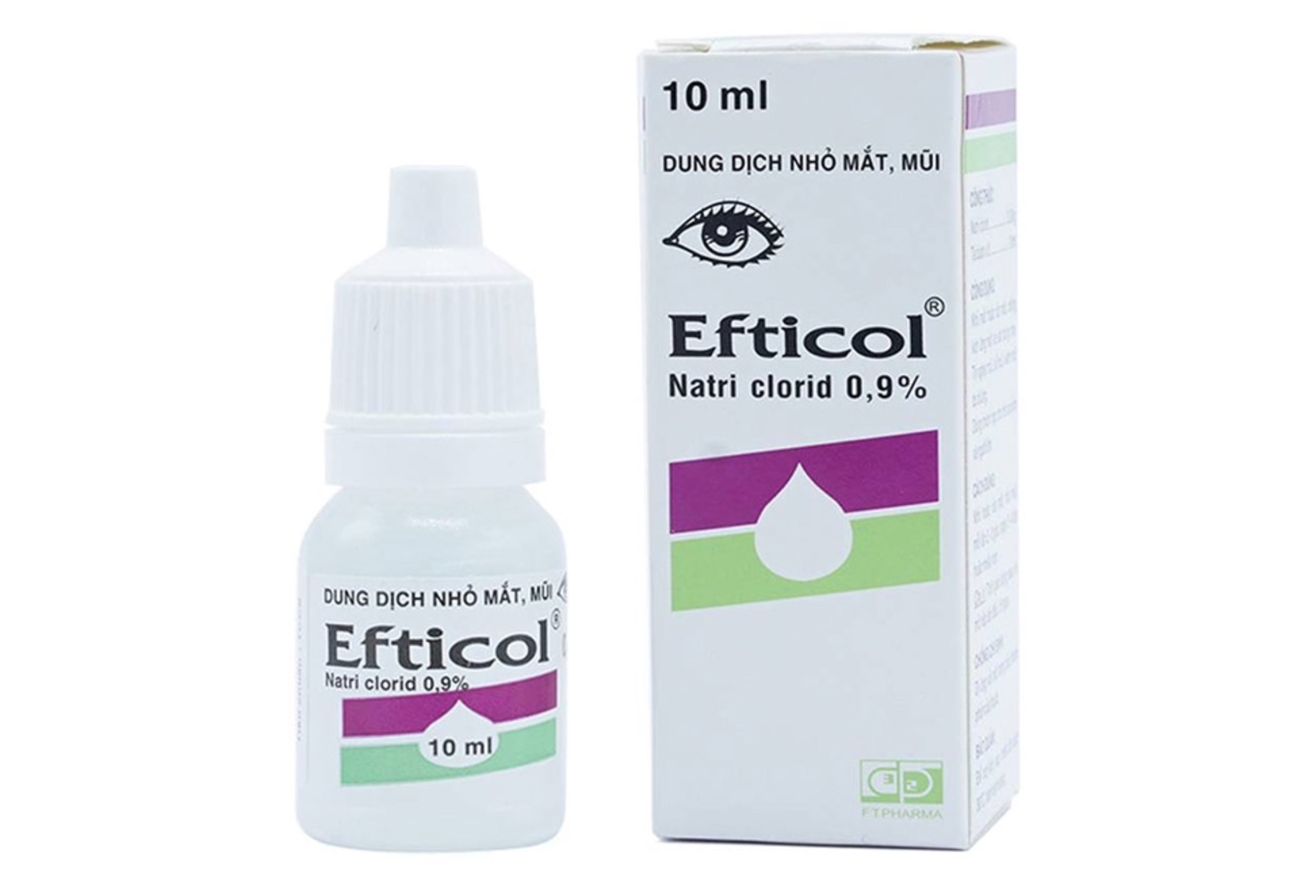 [CAM KẾT CHÍNH HÃNG] Dung dịch nhỏ mắt mũi EFTICOL (1 lốc 10chai)
