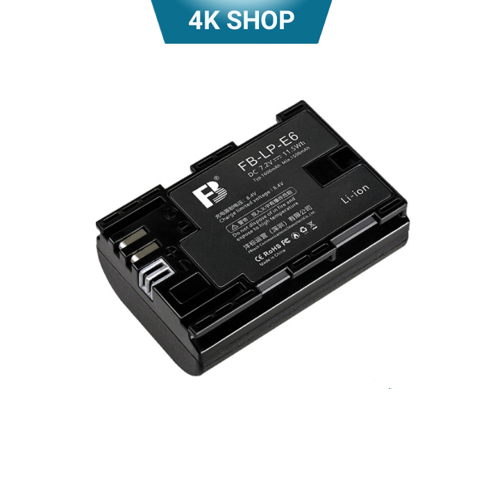 Pin máy ảnh Lp-E6 cho canon R 6D 6D2 5D2 5D3 5D4 60D 70D 7D 7D2 80D 90D