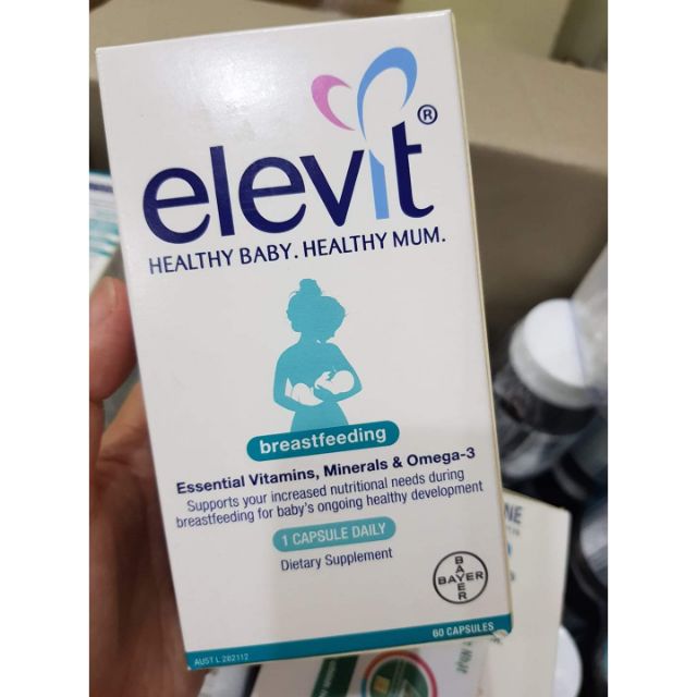 Elevit sau khi sinh & cho con bú - 60 viên